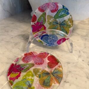Colorful Butterfly Coasters